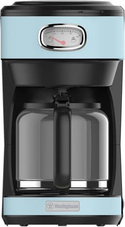 Westinghouse Retro Filter-koffiezetapparaat – Filterkoffie – Herbruikbaar Filter – 1,25L – 10 Koppen – 1000W – Blauw — thumbnail 1