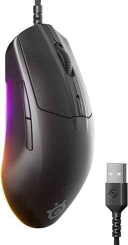 SteelSeries Rival 3 Gen 2 Gaming Muis Zwart — thumbnail 5