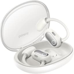 Baseus Eli Sport 1 | Open-Ear Oordopjes | Met Nekband | Sport Oordopjes | Geschikt voor Hardlopen, Wielrennen, Reizen, etc | Waterdicht IPX4 | Draadloze Oortjes | Stellar Wit — thumbnail 1