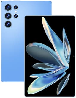 2025 5G Nieuwe 10,36 Inch Tablet Android met 12GB RAM, 256GB ROM, Android 12000mAh Batterij, 16MP + 32MP Camera, 10-Core, Dual Sim Netwerk, Bluetooth - blauw — thumbnail 1