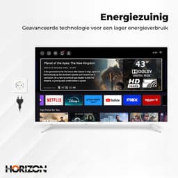 Horizon Diamant 32HL4331H/C Smart TV 32 Inch – HD Ready LED – Zeer Smal Design – 2024 — thumbnail 4