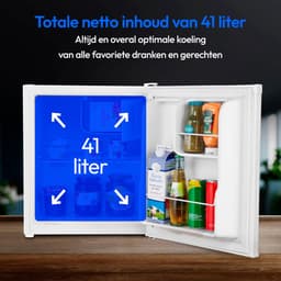 MEDION minikoelkast (met ijscompartiment, 41 liter inhoud, klein, in hoogte verstelbare poten, voor ijsdrankjes, verwisselbaar deurscharnier, MD37724) — thumbnail 4
