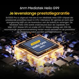 Blackview BV9300 Pro - Robuuste Smartphone - 24GB RAM - 256GB - 15080mAh - 120Hz 6.7" FHD - Dual 4G LTE - 64MP+32MP - IP68 Waterdicht - 1.32" Achterkant Dsiplay - NFC - GPS - Zwart — thumbnail 3