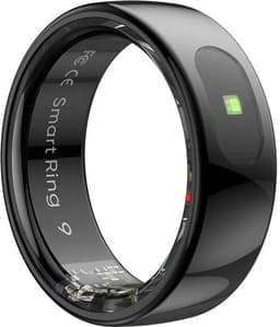 WizBay Premium Select® Smart Ring Dark Grey - Maat 11 - Smart Ring met Hartslag, Slaap, Zuurstof - Multi Sport Modi — thumbnail 4