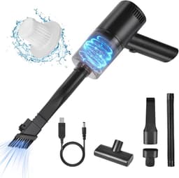Krachtige Draagbare Handstofzuiger voor Auto en Thuisgebruik - Lichtgewicht en Efficiënt — thumbnail 1
