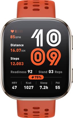 Amazfit Bip 6 Red 5 cm (1.97") AMOLED Digitaal 390 x 450 Pixels Touchscreen Goud GPS — thumbnail 1