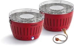 LotusGrill Classic Hybrid Tafelbarbecue - Ø350mm - Rood — thumbnail 1