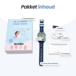 Trakidz Smartwatch kinderen - Jongen & meisje - Kinderhorloge - Gps - Horloge kids - blauw — thumbnail 3