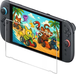 Screenprotector Geschikt voor Nintendo Switch 2 Bescherm Glas Screen Protector — thumbnail 1