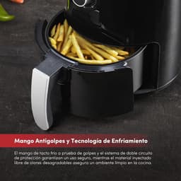 Compacte Luchtfriteuse 2,5 Liter - 1200W - Instelbare Temperatuur en Timer — thumbnail 3