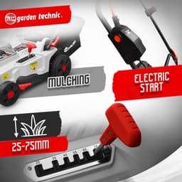 Draadloze Grasmaaier 40V (2x20V) Inclusief 2 Accu's & Oplader - 37cm Maaibreedte — thumbnail 2
