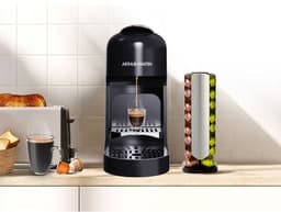 Capsule coffee machine - ARTHUR MARTIN - AMN230N - Espresso & Lungo - 1400 W - Black — thumbnail 4