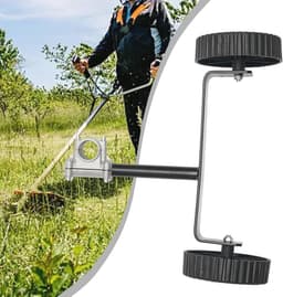 Verstelbaar Steunwiel voor Grastrimmer – Universele Hulpwielen voor Grasmaaiers, Draagbare en Aanpasbare Tuinassistentie — thumbnail 3