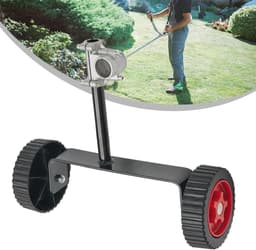 Verstelbaar Steunwiel voor Grastrimmer – Universele Hulpwielen voor Grasmaaiers, Draagbare en Aanpasbare Tuinassistentie — thumbnail 2
