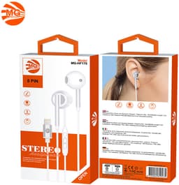 MG - Oortjes - Earphones - lightning aansluiting - Hoge Geluid Kwaliteit - Wit HF170 — thumbnail 3