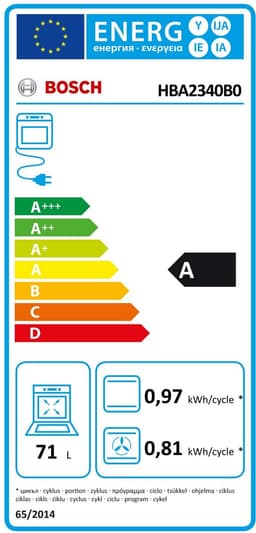Bosch HBA2340B0 - Inbouw — thumbnail 2