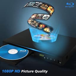 DVD Speler met HDMI - Blu Ray Spelers - Externe DVVD Speler — thumbnail 3