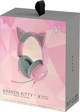 Razer Kraken Kitty V3 X - Gaming Headset - 7.1 Surround - 3.5mm - Roze — thumbnail 5