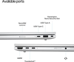 HP EliteBook 8 G1i 14 - Laptop - 14" - Ultra 5 225U - 16GB/1TB - W11P — thumbnail 4