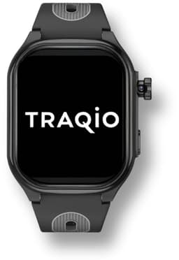 Traqio TRQ08 - smartwatch kinderen - gps horloge kind - kinderhorloge bellen - gps tracker kinderhorloge - kinderhorloge met gps - kinderhorloge - Zwart — thumbnail 1