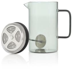 AdHoc Cafetière Impact - French Press - 600 ml - Borosilicaatglas - RVS Filter - Grijs — thumbnail 4