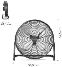Vloerventilator met 120 Watt Vermogen en 360° Verstelbare Hoek — thumbnail 1