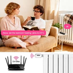 Slimme Radiator Thermostaat Programmeerbaar Wifi Inclusief Diverse Adapters — thumbnail 4