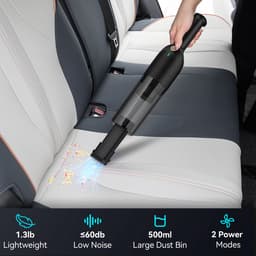 VacniQ H6X Handheld Stofzuiger - Oplaadbare Autostofzuiger Draadloos - Krachtige Draagbare Handstofzuiger voor Auto, Huis, Houten Vloer, Kantoor, Snelle Schoonmaakbeurten — thumbnail 4