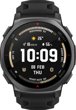 Amazfit T-rex 3 Pro 3,35 cm (1.32") AMOLED 44 mm Digitaal 466 x 466 Pixels Touchscreen Zwart Wifi GPS — thumbnail 1