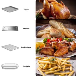 22L Heteluchtfriteuse Oven met Timer - Frituren, Bakken, Braden en Grillen - 1700W — thumbnail 5