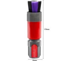 Geschikt voor DYSON V7/V8/V10/V11/V12/V15 stofzuigers, zachte borstel die geen strepen achterlaat.