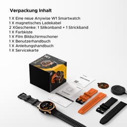 DOOGEE Anywise W1 Smart Watch - AI-spraakbesturing - Videobellen - Elke polsmaat - GPS - Gratis kaartmateriaal - 18 dagen batterijduur - Fitnesstracker - 170+ sportmodi - 5 ATM waterdicht - voor Android en iPhone — thumbnail 3