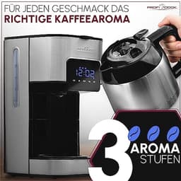 Koffiezetapparaat 8-10 Kopjes met Timer en Sensor Touch Bediening — thumbnail 2