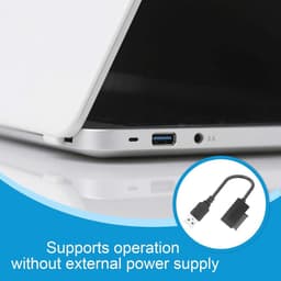 SATA naar USB Adapter - Plug & Play 13-pins Kabel voor Externe HDD, SSD en CD/DVD-ROM Speler — thumbnail 4