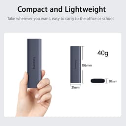 Snelle Externe SSD 1TB USB-C 3.2 Gen 2 voor Laptop en PC, Hoge Snelheid tot 1000MB/s — thumbnail 3