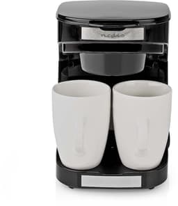Nedis Kacm140Ebk Koffiezetapparaat Maximale Capaciteit: 0.25 L Aantal Kopjes Tegelijk: 2 Warmhoudfunctie Zwart — thumbnail 1