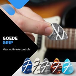Finesse Celluloid Plectrum voor Gitaar - 30 Stuks - met Plectrum Houder - Plectrums - Guitar Pick — thumbnail 4