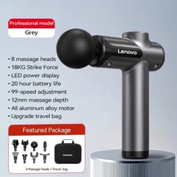 Aafinity Massage Gun - Massage Apparaat - Massage Gun Professioneel - Massagegun - Massage Pistool - Zwart - Draadloos - 8 standen — thumbnail 2