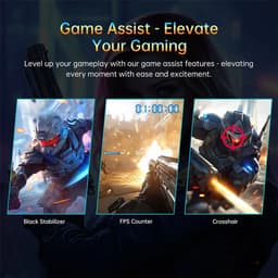 Rolu Gaming Monitor – Ultrawide Monitor – Game Monitor – Curved Monitor – 180hz – 32 inch - HDR10 - QHD 2560 x 1440 — thumbnail 3