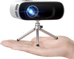 Mini Beamer 1080P Full HD – Draagbare Projector 16000 Lumen met WiFi, Bluetooth & Auto Keystone voor Thuisbioscoop — thumbnail 1