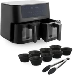 GreenPan Bistro AirFryer DUAL XL 4L + 4L + 8delig Bak set PFAS-vrij — thumbnail 1