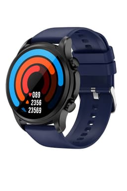 GlucoMeter - ECG Hartslagmeter - horloge - meter - Smartwatch - Blauwe band — thumbnail 1