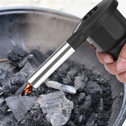 Portable Barbecue Fan - Outdoor Cook Electricity BBQ Fan - Air Blower voor Camping en Barbecue Koken — thumbnail 3
