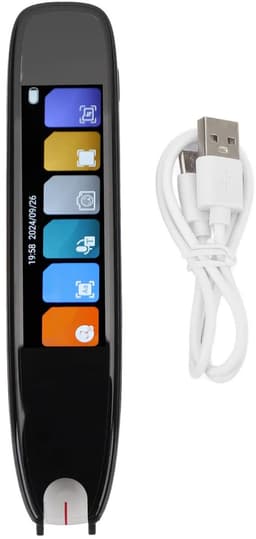 Aipen Vertaalcomputer - Vertaal Apparaat - Vertaalpen - 142 Talen - Slimme Vertaler - Smart Scanner Translator - Ai Vertaal Apparaat - Spraak Vertaal Functie - Voorleespen - Zakelijk Woordenboek - Met Lcd-Scherm - Draagbare Vertaler - Zwart — thumbnail 1