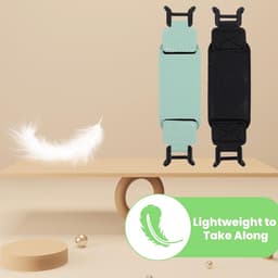 E-reader, geschikt voor tablets van 6-8 inch, met polsbandje als standaard, flexibel ontwerp, gemaakt van PU-leer, roze. — thumbnail 3