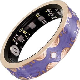 WizBay Premium Select® Bohemian Smart Ring - Glory Purple - Hartslag, Slaap en Zuurstofmeting - Activiteitstracker - Maat 10 — thumbnail 3