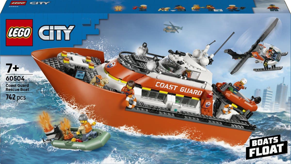 LEGO City Kustwacht Reddingsboot en Helikopter 60504 — afbeelding 1