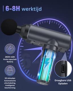 White-Label® Massage Gun Professioneel - Massage Apparaat - Theragun — thumbnail 3