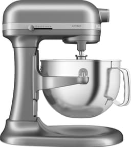KitchenAid keukenmachine - Artisan - In hoogte verstelbare kom - 375 W - 11 snelheden - 3 RVS accessoires - 5,6L - Zilver — thumbnail 1