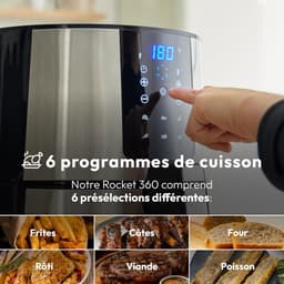 Heteluchtfriteuse met Grote Inhoud en Touchscreen Bediening — thumbnail 3